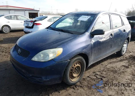 2003 Toyota Matrix Standard z USA, uszkodzony, nr VIN 2T1KR32E73C037050